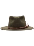 Nick Fouquet Forest Green El Guantanamo Feather Embellished Fur Hat