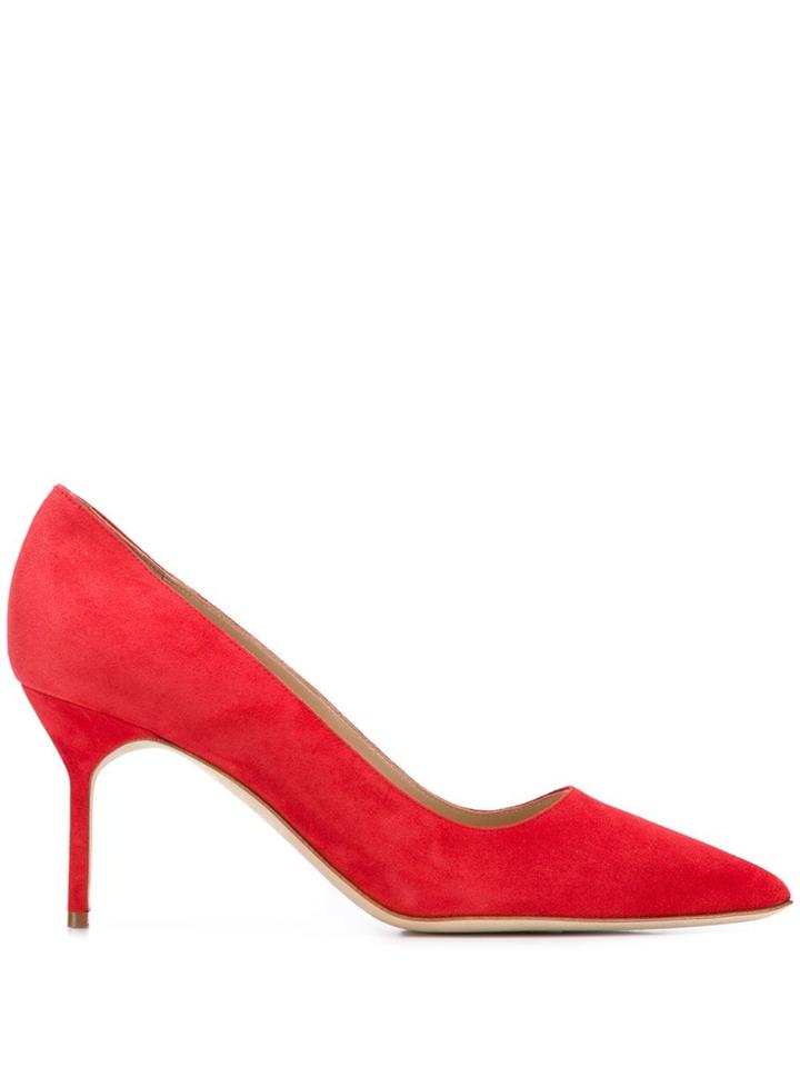 Manolo Blahnik Bb 70 Pumps - Red