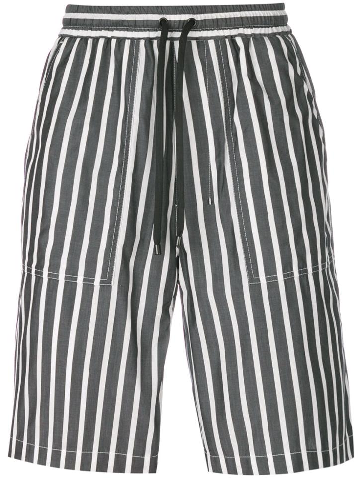 Ami Alexandre Mattiussi Elasticated Waist Bermuda Shorts - Black