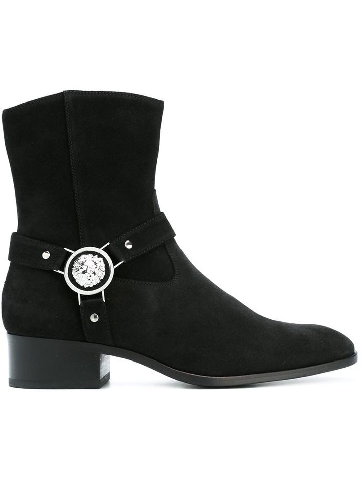 Versus Lion Head Detail Boots
