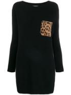 Simonetta Ravizza Spacchi Knitted Dress - Black