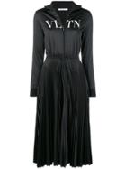 Valentino Vltn Jersey Dress - Black
