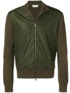 Moncler Zipped Up Cardigan - Green