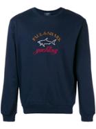 Paul & Shark Embroidered Logo Sweatshirt - Blue