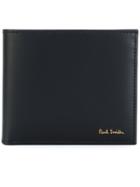 Paul Smith Billfold Wallet With Striped Interior - Black