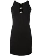Versus - Fitted Mini Dress - Women - Polyamide/spandex/elastane/viscose - 44, Black, Polyamide/spandex/elastane/viscose