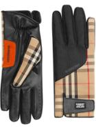 Burberry Vintage Check Gloves - Neutrals