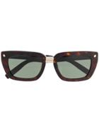 Dsquared2 Eyewear Square Frame Sunglasses - Brown