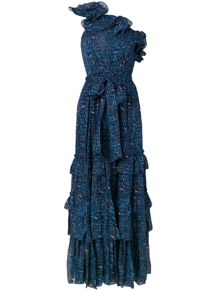 Ulla Johnson One Shoulder Long Dress - Blue