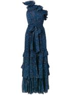 Ulla Johnson One Shoulder Long Dress - Blue