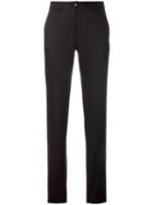 Etro Slim-fit Trousers, Women's, Size: 46, Black, Cotton/spandex/elastane