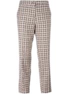 Etro Paisley Print Trousers, Women's, Size: 44, Nude/neutrals, Polyester/spandex/elastane/viscose/wool