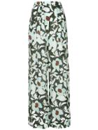 Christian Wijnants Pleated Floral Print Trousers - Multicolour