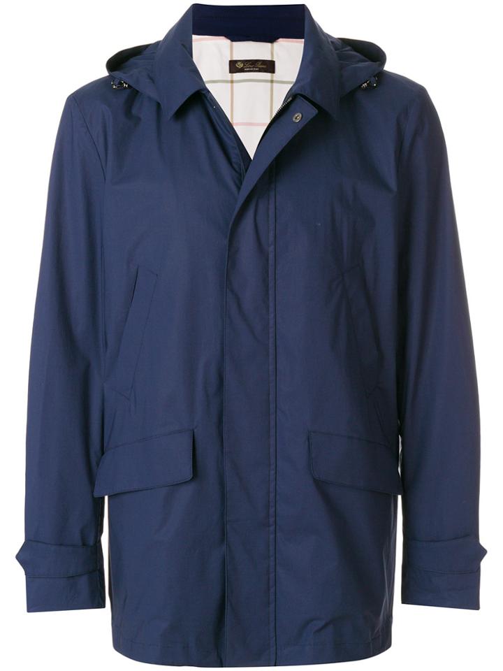 Loro Piana Hooded Jacket - Blue