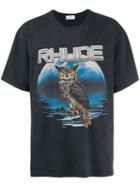 Rhude Owl Graphic T-shirt - Black