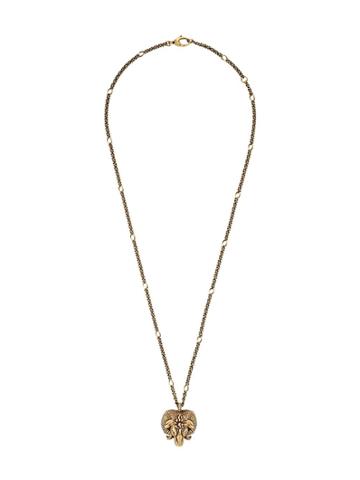 Gucci Ram Pendant Necklace - Gold