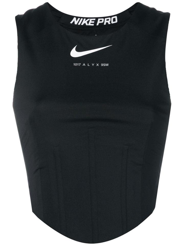 1017 Alyx 9sm Duel Corset Top - Black