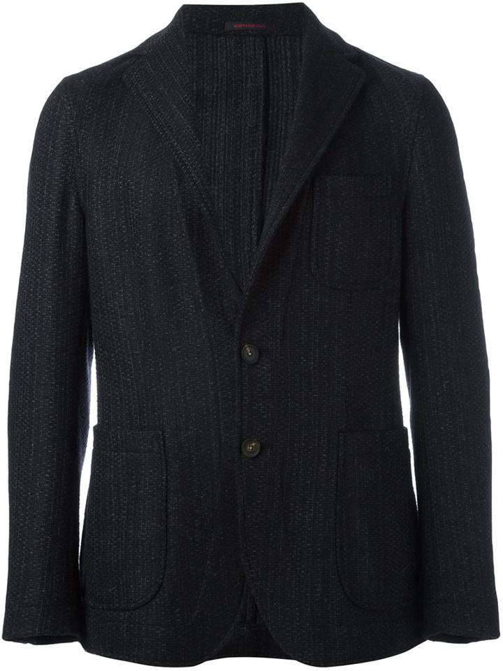 The Gigi 'angie' Blazer, Men's, Size: 52, Black, Cotton/polyamide/cupro/wool