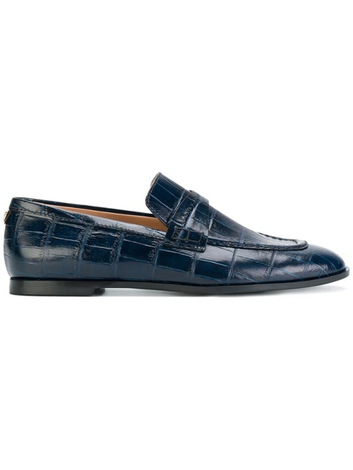 Twin-set Embossed Loafers - Blue
