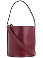 Cityshop - Small Bucket Bag - Women - Calf Leather - One Size, Red, Calf Leather