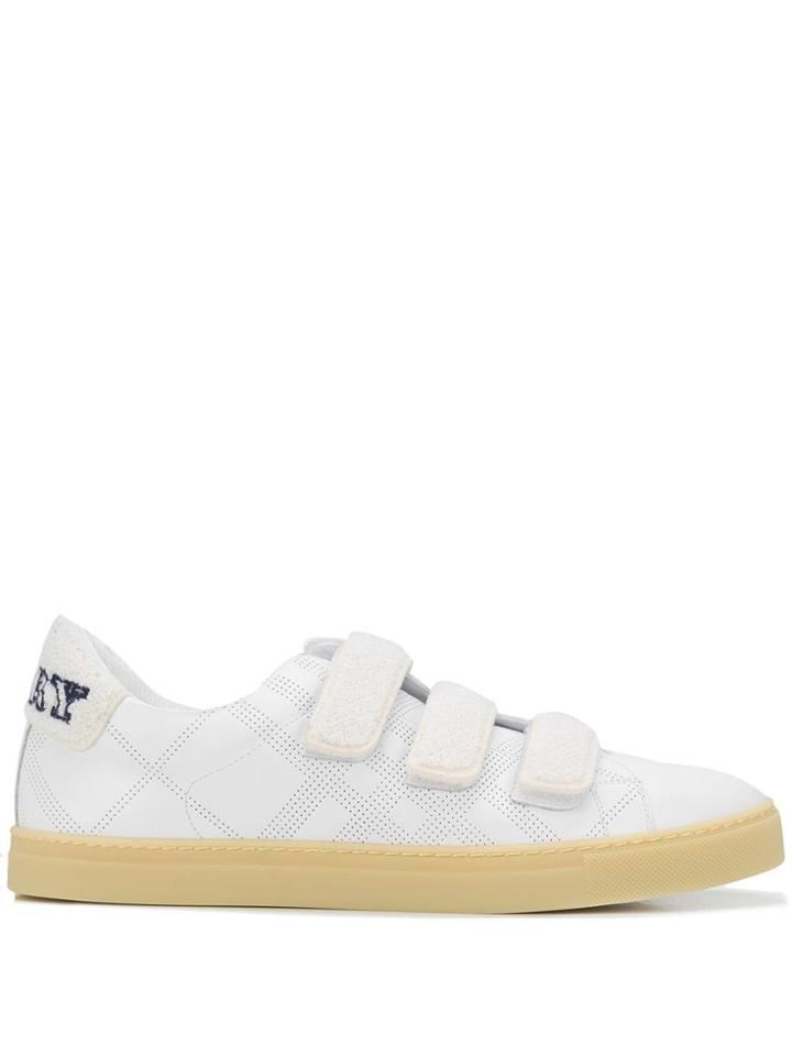 Burberry Touch Strap Sneakers - White