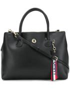 Tommy Hilfiger Keyring Detail Shoulder Bag - Black