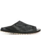 Marsèll Distressed Slides - Black