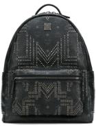 Mcm Medium Stark Backpack - Black