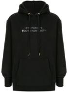 Makavelic Eye For Eye Print Hoodie - Black