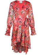 Alexis Sidony Eden Floral Dress - Red