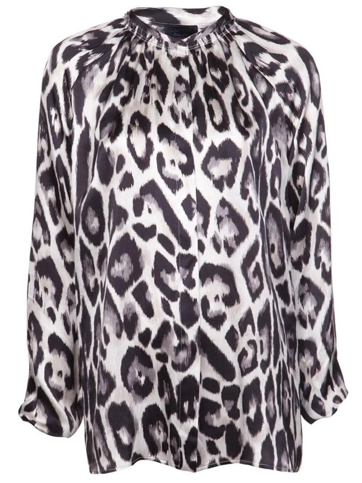 Lanvin Leopard Print Blouse