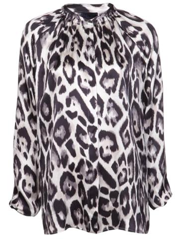 Lanvin Leopard Print Blouse