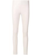 Manokhi Leather Leggings - Pink