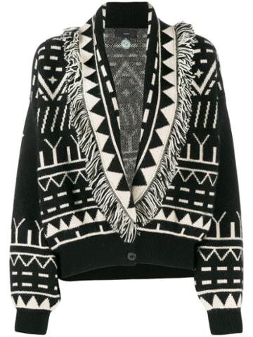 Alanui Rainy Mountains Cardigan - Black