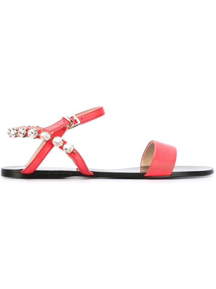 Anna Baiguera Jewel Embellished Sandals