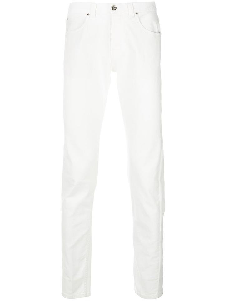 Eleventy - Regular Fit Jeans - Men - Cotton/spandex/elastane - 38, White, Cotton/spandex/elastane