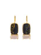 Wouters & Hendrix 'playfully Precious' Tiger Iron And Moonstone Earrings
