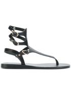 Ancient Greek Sandals Themis Flat Sandals - Black
