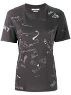 Isabel Marant Étoile Printed Crewneck T-shirt - Grey