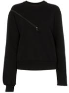 Unravel Project Zip-detail Sweatshirt - Black