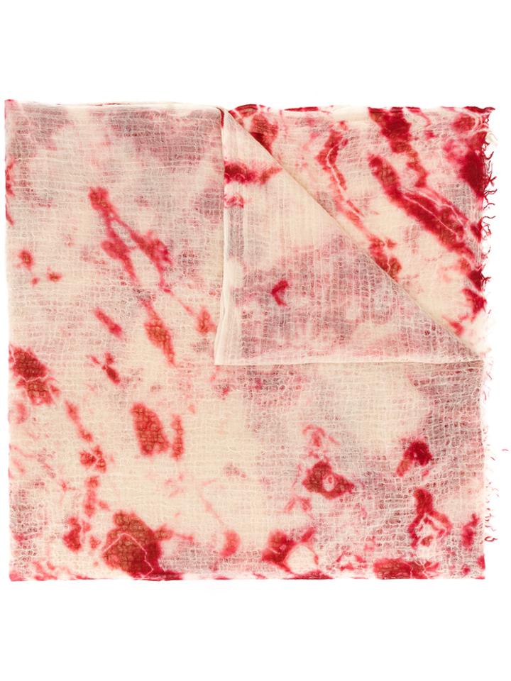 Suzusan Madara Shibori Scarf - Nude & Neutrals