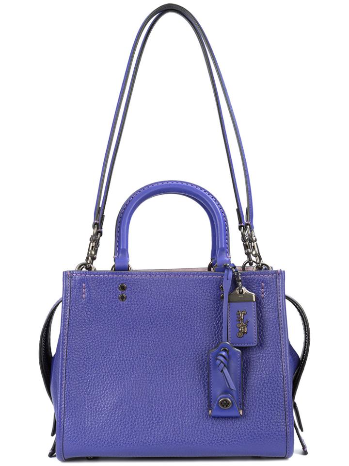 Coach Rogue 25 Tote - Pink & Purple