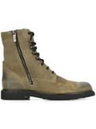 Tod's Distressed Lace-up Boots