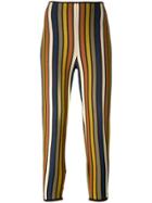 Jean Paul Gaultier Vintage Striped Leggings - Multicolour