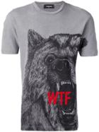 Dsquared2 Bear Print T-shirt - Grey