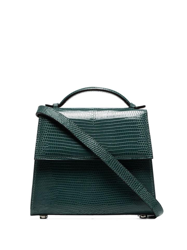 Hunting Season Small Embossed Tote Bag - Green