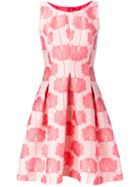 P.a.r.o.s.h. Floral Embroidered Dress, Women's, Size: Large, Pink/purple, Polyester/polyamide/silk/viscose