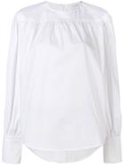 Calvin Klein Long-sleeved Blouse - White