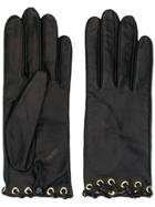 Manokhi Leather Gloves - Black