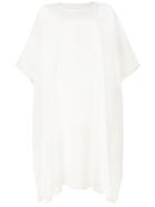 Mm6 Maison Margiela Oversized T-shirt Dress - White